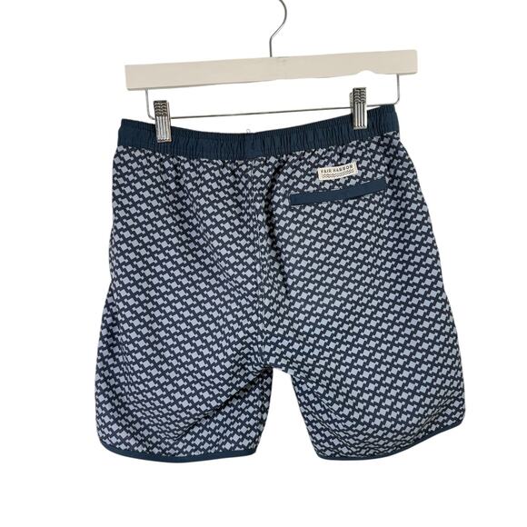 Fair Harbor Kids Anchor Swim Trunk Mist Seaview Blue Beach Pool Youth Boys XL - Picture 4 of 8